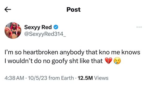 sexyredd instagram story|Sexyy Red Denies Leaking Her Own Sex Tape, Im。